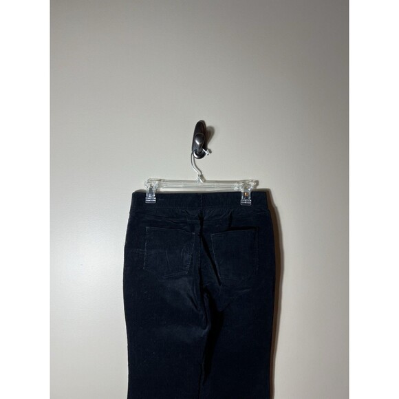 SOFT SURROUNDINGS Womens Black Corduroy Pull On Boot Cut Casual Pants Small - Picture 9 of 10